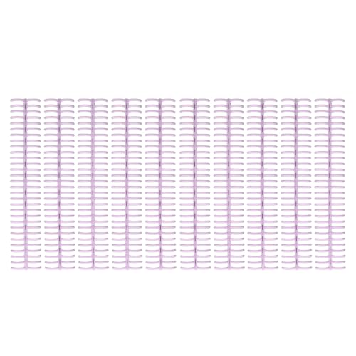 Kammbindungsstacheln 30 Ring Kunststoff Bindemittel Kämme 150 Seiten Einfach zu öffnen, um 19 mm für A4 -Papierlehrer -Schüler Professoren Macher 10pcs zu öffnen. (Purple) von DIRBAK