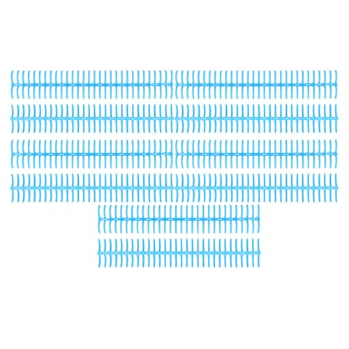 Kunststoffbindungsstacheln 30 Ringe Kammbindemittel 19 mm Durchmesser 28 cm Länge 150 Blätter Kapazität für A4 B5 A5 Papiergröße Bindung Lose Leaf Notebooks Handbücher Kalender (Blue) von DIRBAK
