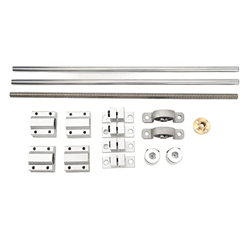 Linearbewegungsstange Welle Guide Welle Stütze SC8UU -Folie Block KP08 Lager Kissen hoher Kohlenstoffstahlmaterial für 3D -Drucker -Gravurmaschinen Industrielle (8-350) von DIRBAK