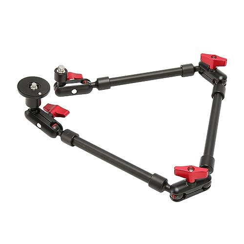 Multi -Joint -Kameraarmhalterung, einstellbare Reibungsarm mit Schwerer Duty, Smartphone -Kamerahalter mit Dual 1/4 und 3/8 Fadenhalterungen, vollständige Multi -Joint -Kameraarmhalterung, einstellbare Reibungsarm mit Schwerer Duty, Smartphone -Kamerahalter mit Dual 1/4 und 3/8 Fadenhalterungen, vollständige von DIRBAK