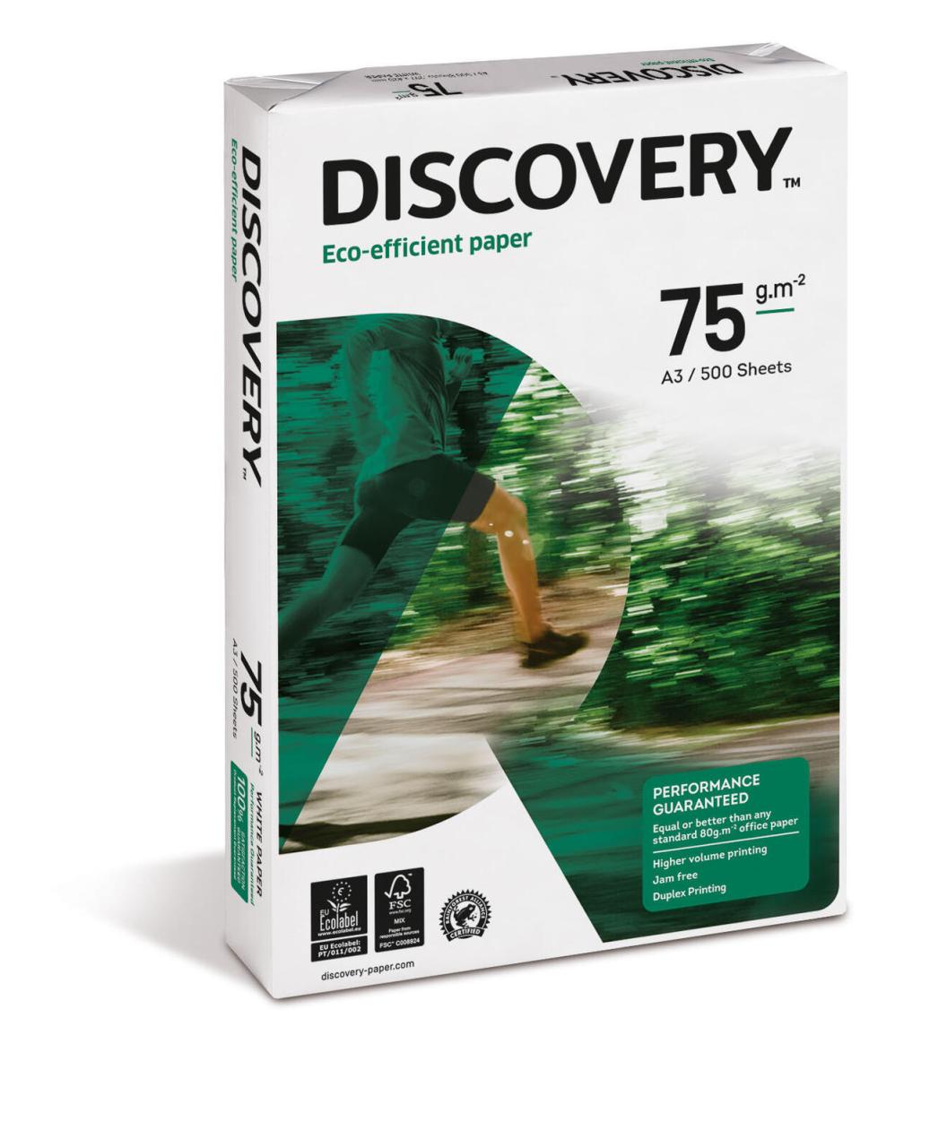 DISCOVERY Kopierpapier Discovery Kopier-Papier A3,75g DIN A3 75 g/m² von DISCOVERY