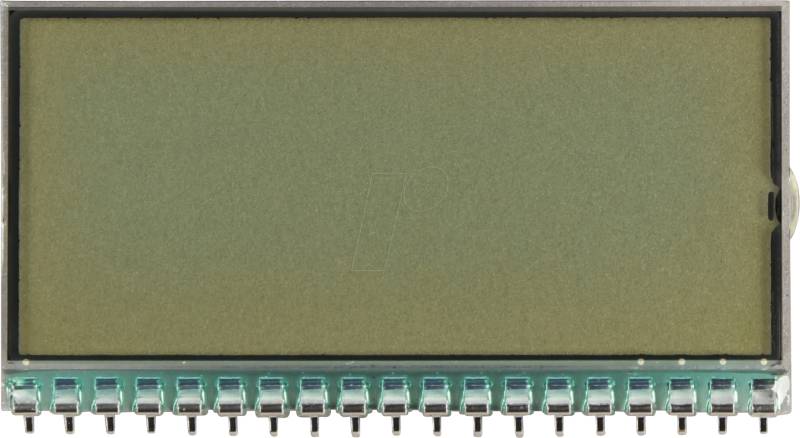 DE325RS-20/8.43 - LCD-7-Segment, 4 Digits, H:11,5 mm, reflective von DISPLAY ELEKTRONIK