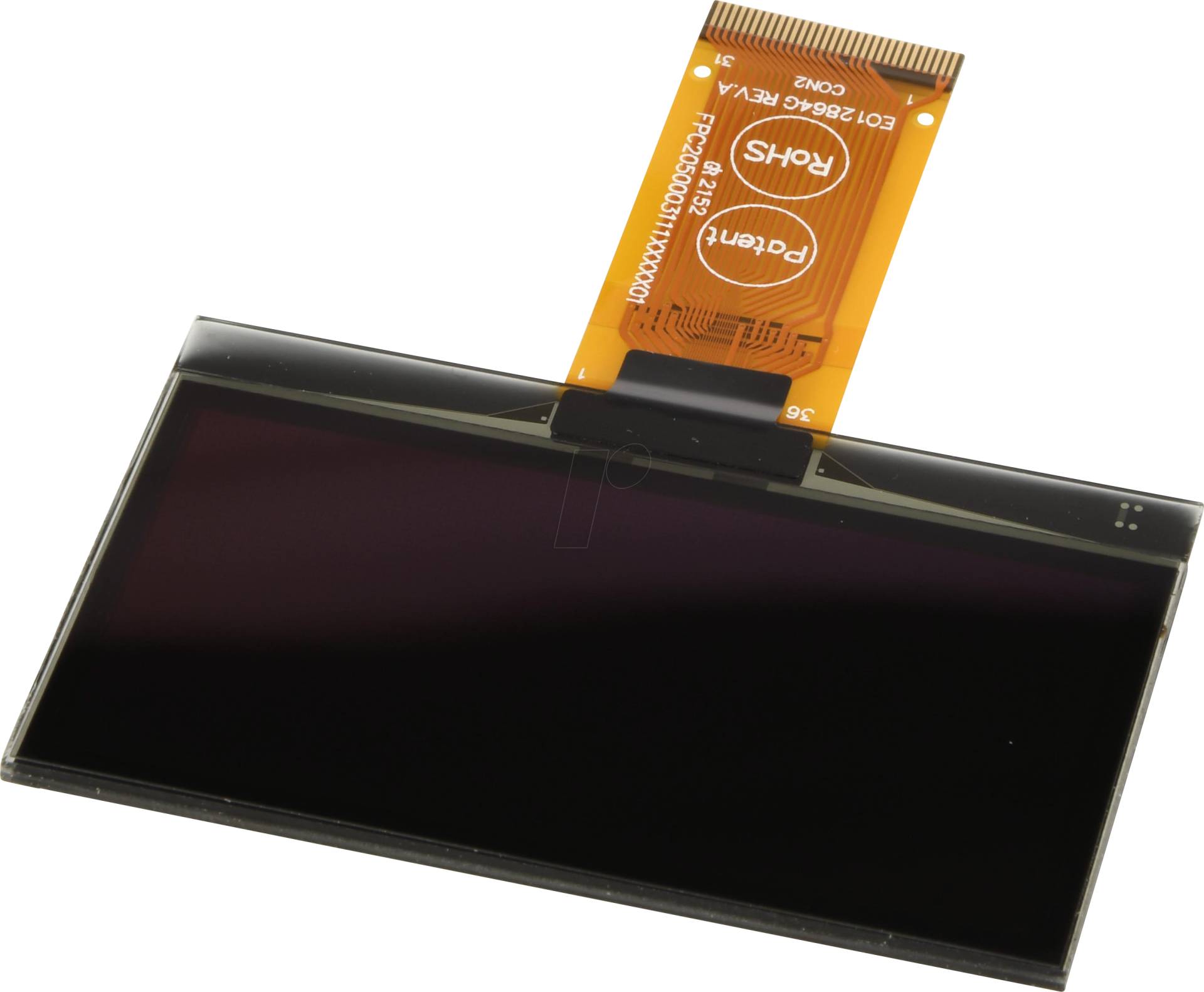 DEP128064S-W - OLED, 128x64 px, weiß/schw., 2,4inch von DISPLAY ELEKTRONIK