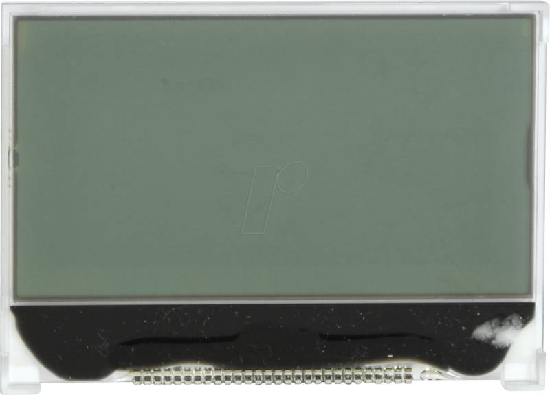 LCD-128X64BK AB - LCD-Grafikdisplay, 128x64 Pixel, sw/ws, m.Bel. von DISPLAY ELEKTRONIK