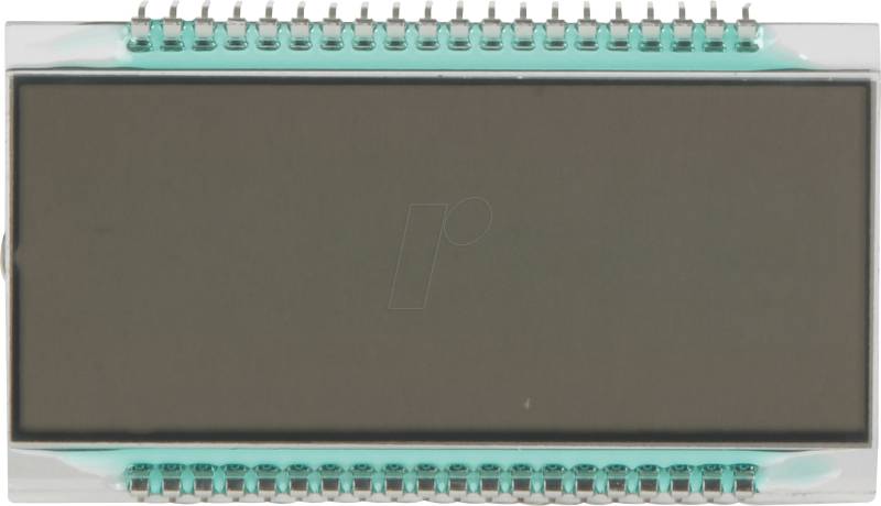 LCD-7S 3,5-18 A - LCD-7-Segment, 1x3,5 + SZ, H:17,8mm, reflektiv von DISPLAY ELEKTRONIK
