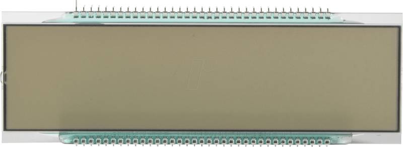 LCD-7S 6-25 A - LCD-7-Segment, 1x6, H:25,4mm von DISPLAY ELEKTRONIK