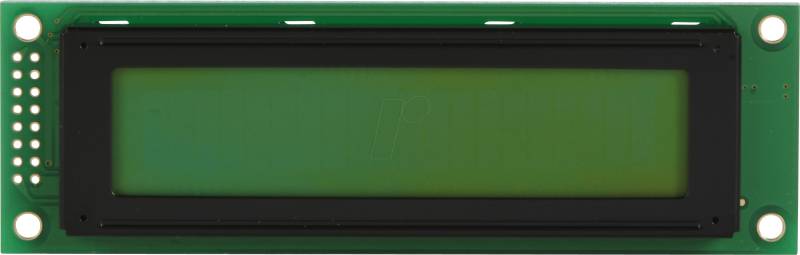 LCD-PM 2X20-6 B - LCD-Modul, 2x20, H:5,6mm, ge/gn, m.Bel. von DISPLAY ELEKTRONIK