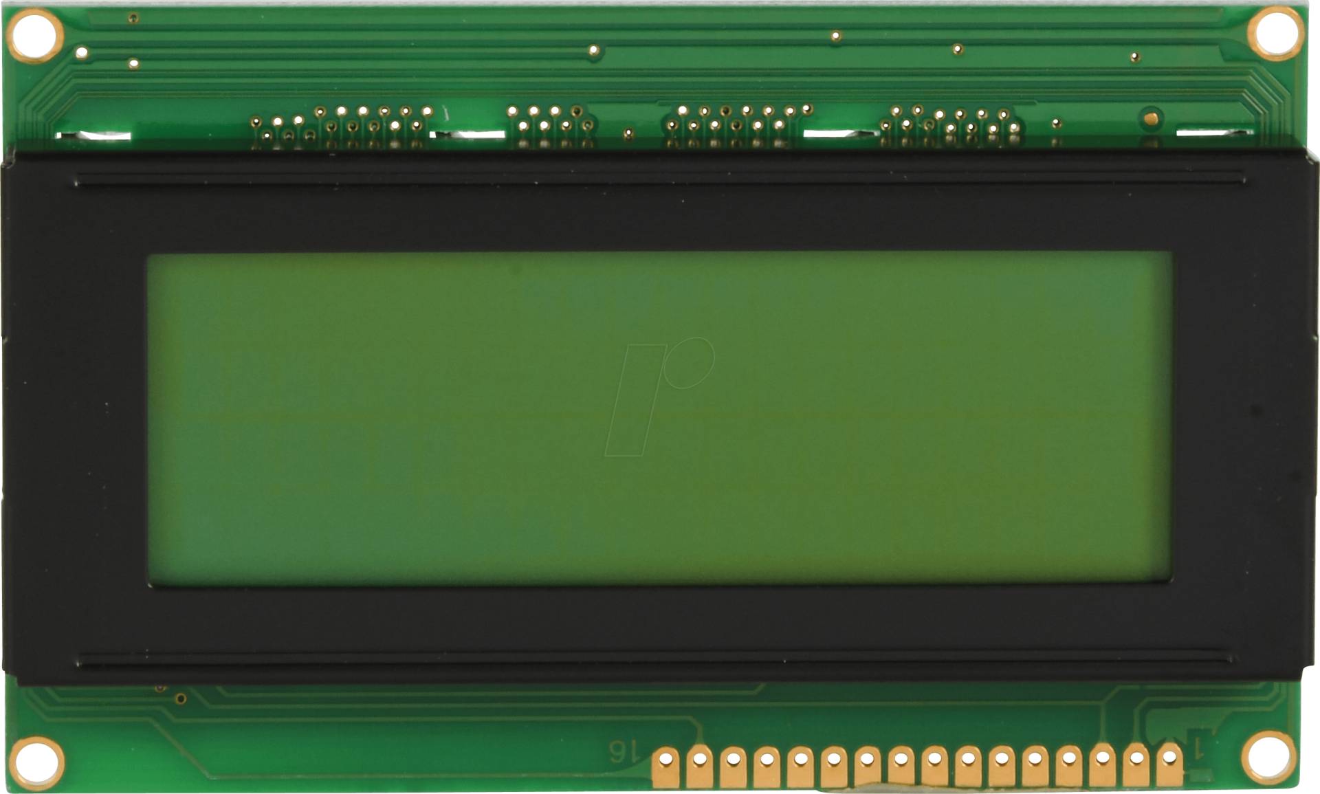 LCD-PM 4X20-5 C - LCD-Modul, 4x20, H:4,8mm, ge/gn, m.Bel. von DISPLAY ELEKTRONIK