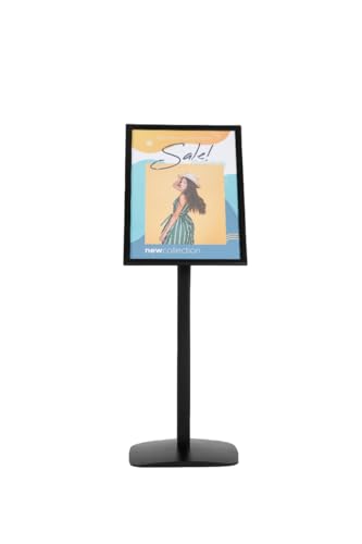 DISPLAY SALES Infoständer für DIN A2 Plakate | Schwarzer Design Informationsständer | Attraktiver Aufsteller A2 im Hoch-/Querformat | Display Ständer, Werbung ständer DISPLAY SALES Infoständer für DIN A2 Plakate | Schwarzer Design Informationsständer | Attraktiver Aufsteller A2 im Hoch-/Querformat | Display Ständer, Werbung ständer von DISPLAY SALES EINDRUCKSVOLL. WERBEN