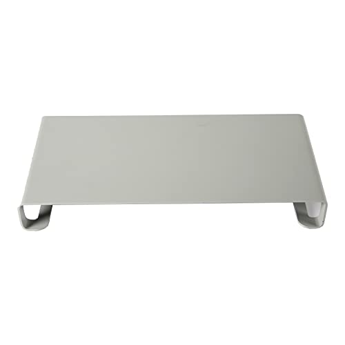 DISPLAY SALES Monitor Ständer aus Aluminium | Minitorerhöhung in verschiedenen Farben | Bildschirmständer als 2er Pack erhältlich (Grau) von DISPLAY SALES