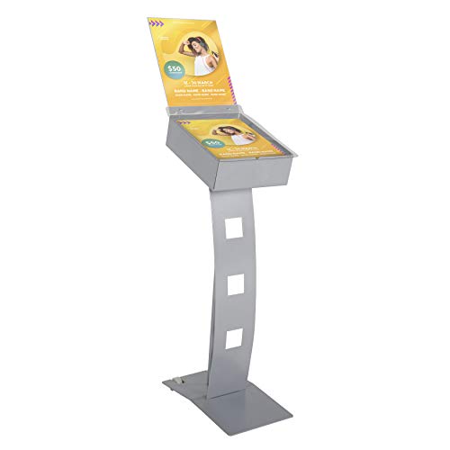 DISPLAY SALES Prospektständer Outdoor Plus DIN A4 Hochformat | wasserfester Prospekthalter aus Metall mit Prospektbox und Postertasche DISPLAY SALES Prospektständer Outdoor Plus DIN A4 Hochformat | wasserfester Prospekthalter aus Metall mit Prospektbox und Postertasche von DISPLAY SALES