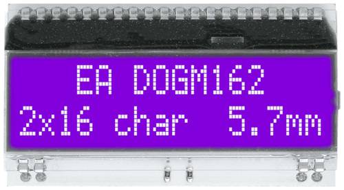DISPLAY VISIONS 7-Segment-Anzeige Blau 5.57mm 3.3 V, 5V Ziffernanzahl: 2 EADOGM162B-A DISPLAY VISIONS 7-Segment-Anzeige Blau 5.57mm 3.3 V, 5V Ziffernanzahl: 2 EADOGM162B-A von DISPLAY VISIONS