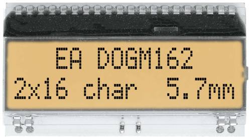 DISPLAY VISIONS 7-Segment-Anzeige Weiß 5.57mm 3.3 V, 5V Ziffernanzahl: 2 EADOGM162W-A von DISPLAY VISIONS