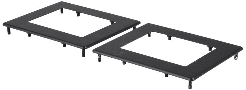 EA 0FP322-32SW - Einbaublende für eDIPTFT3.2, Alu, schwarz eloxiert von DISPLAY VISIONS