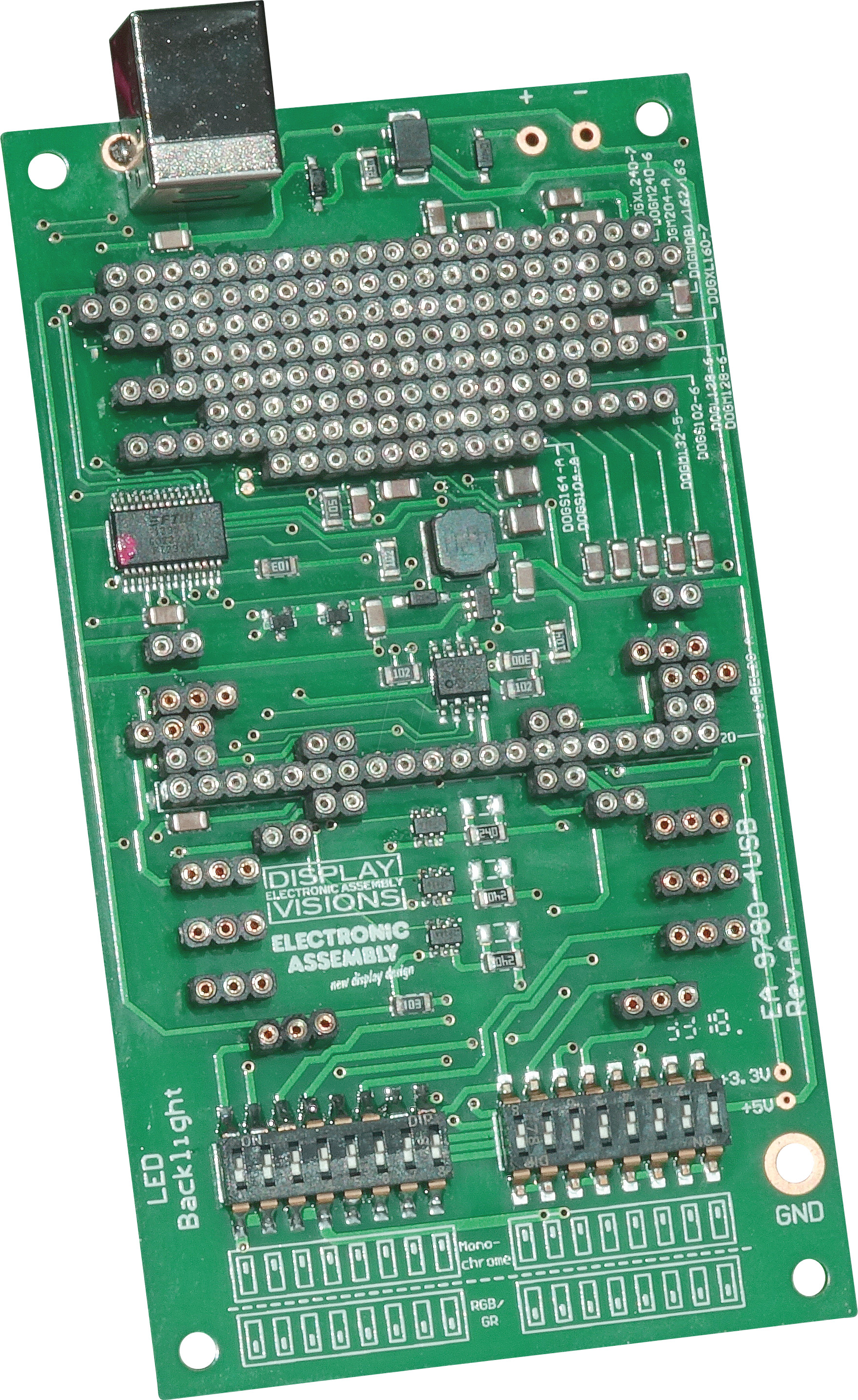 EA 9780-4USB - USB-Testboard für DOG-Module und eLABEL20 EA 9780-4USB - USB-Testboard für DOG-Module und eLABEL20 von DISPLAY VISIONS