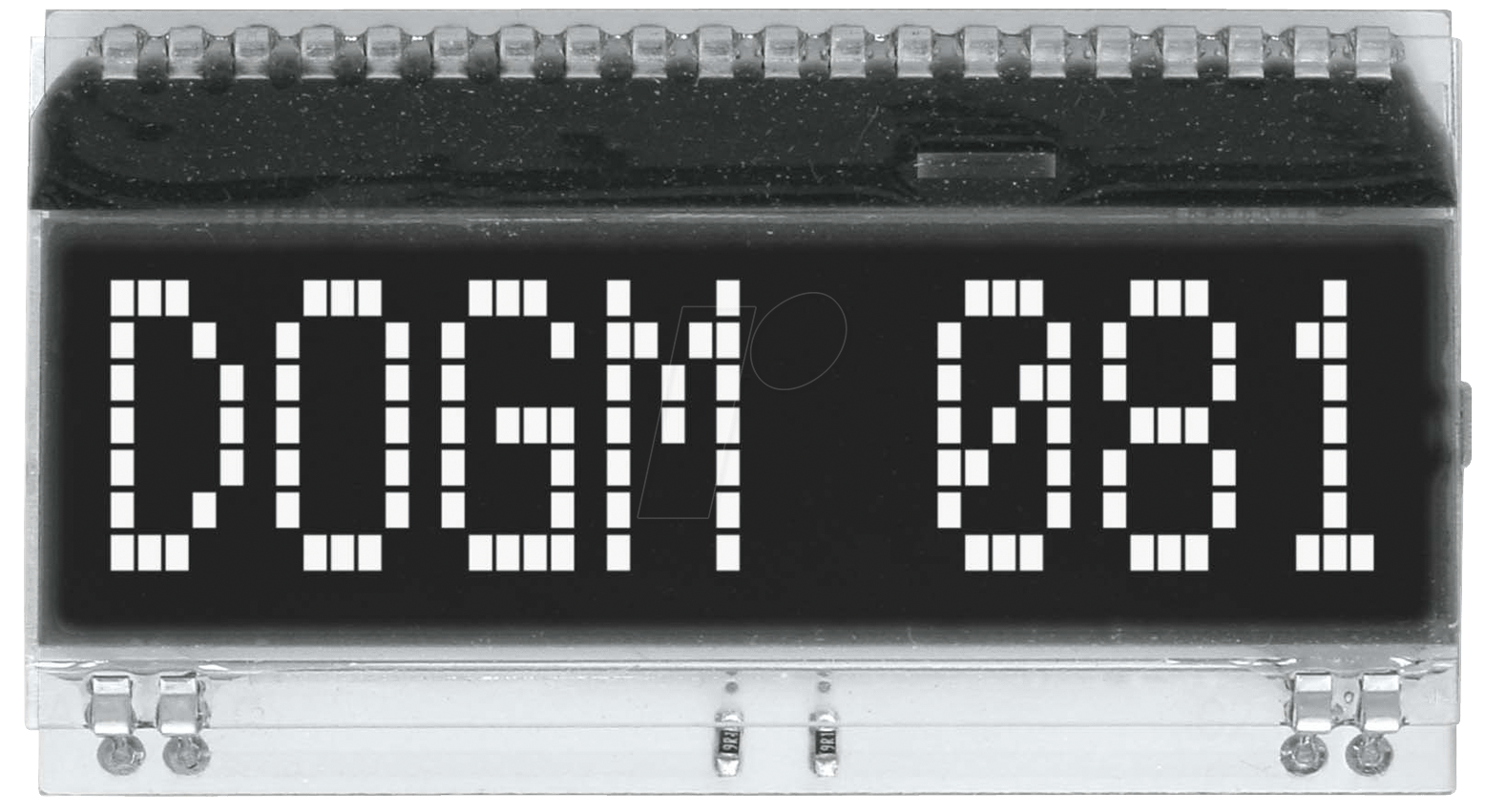 EA DOGM081S-A - LCD-Textmodul, 48,3 x 12 mm, schwarz von DISPLAY VISIONS