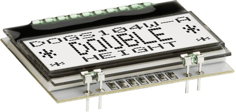 EA DOGS104W-A - LCD-Textmodul, 29,8 x 10,4 mm, weiß von DISPLAY VISIONS