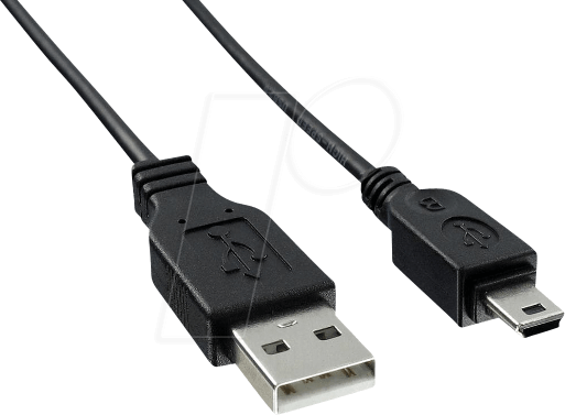 EA KUSB-MINI - USB-Kabel mit mini-USB Stecker, ca. 1m von DISPLAY VISIONS