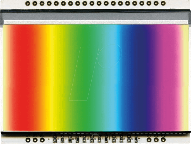 EA LED68X51-RGB - LED-Beleuchtung für EA DOGL128-6, 55 x 36 mm, RGB von DISPLAY VISIONS