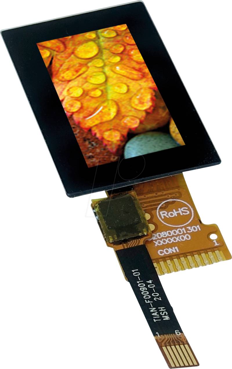 EA TFT009-81AITC - TFT-Display 0.96'', 160x80 Dot, SPI, Touch von DISPLAY VISIONS