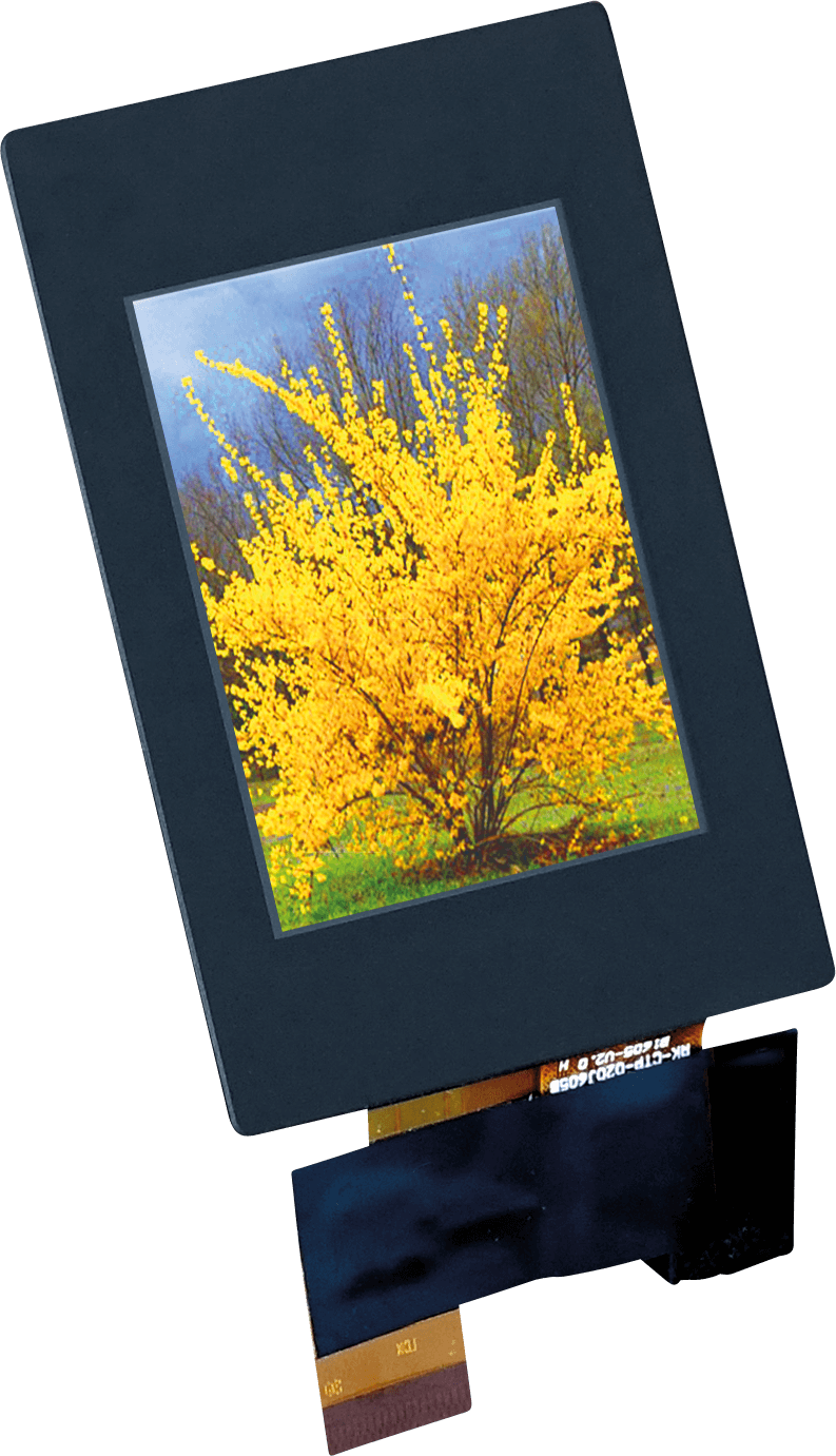 EA TFT020-23AITC - TFT-Display 2.0'', 40x30mm, 240x320 Dot, Full Color, PCAP-Touch von DISPLAY VISIONS