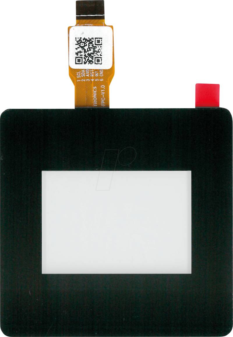 EA TOUCH102-17C1 - Kapazitiv Touchpanel, für EAOLEDS/DOGL102-6 zum Aufkleben von DISPLAY VISIONS