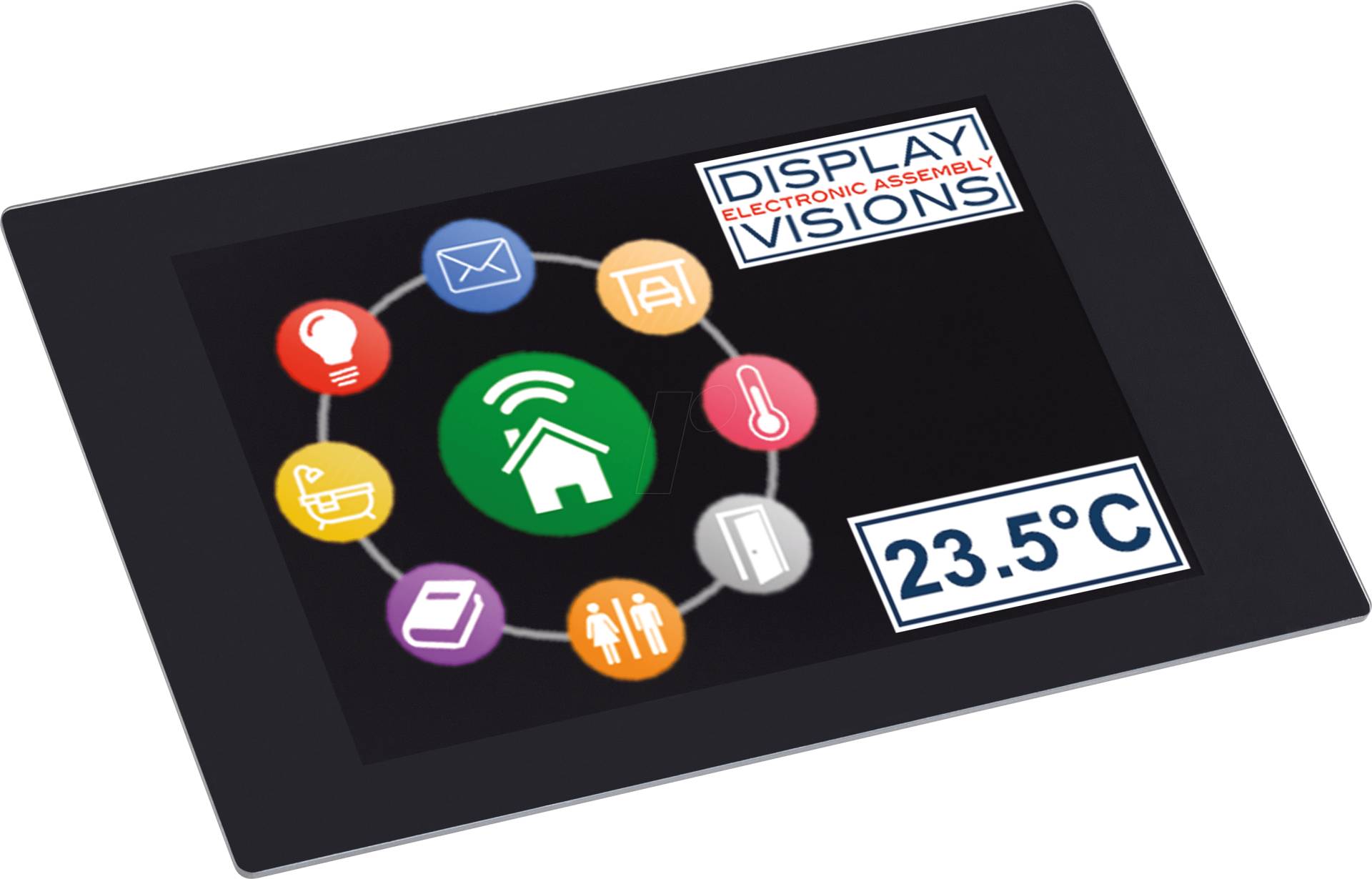 EA UNITFTS035-AT - Miniatur-Touchpanel 3,5''TFT, Grafik, Speicher, PCAP-Touch von DISPLAY VISIONS