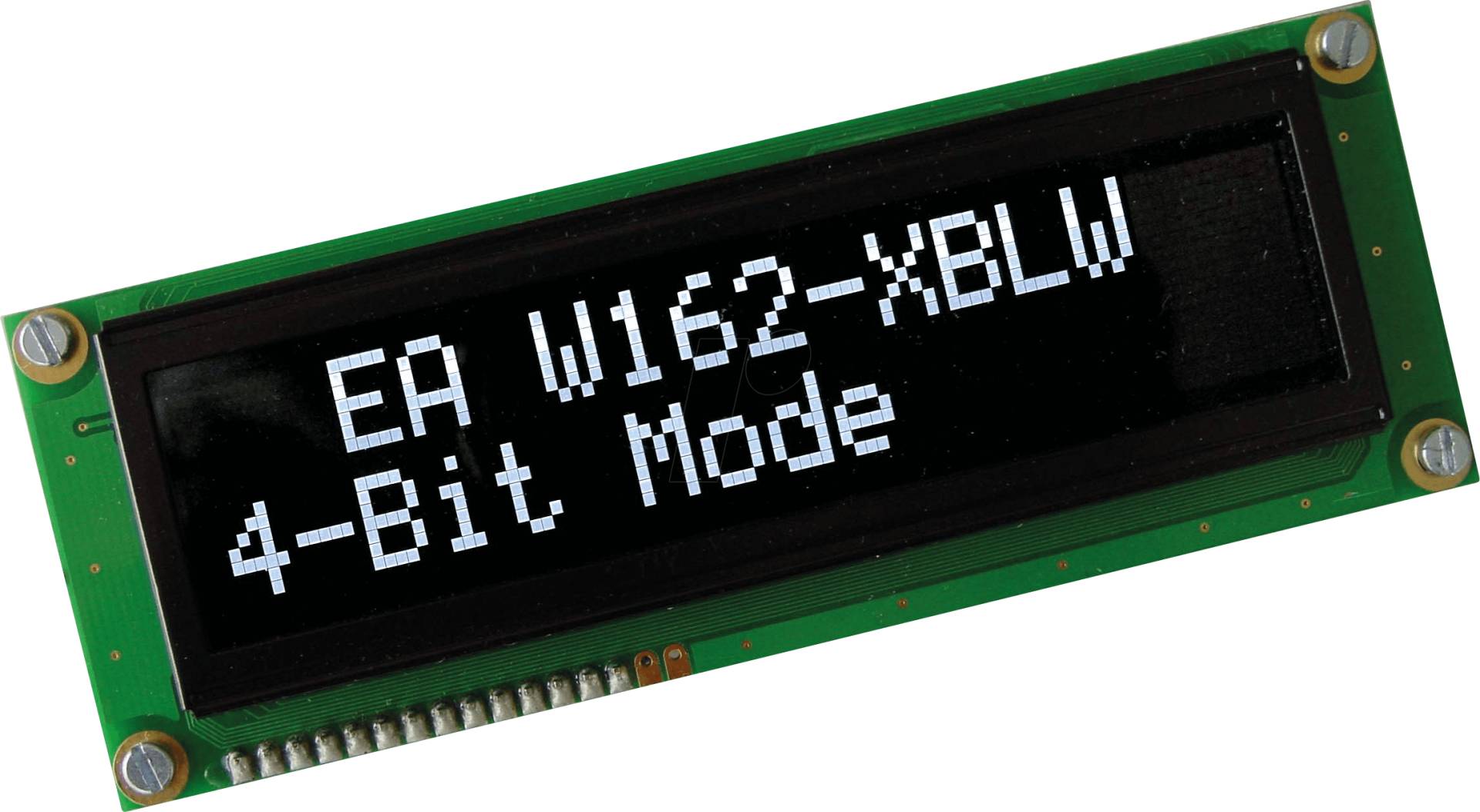 EA W162-XBLW - Display OLED, 2x16, 122x44mm, weiss von DISPLAY VISIONS
