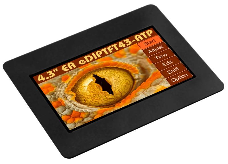 EAKIT EDIPTFT43C - Starterkit mit 10,9cm (4,3'') TFT, touch, kapazitiv von DISPLAY VISIONS