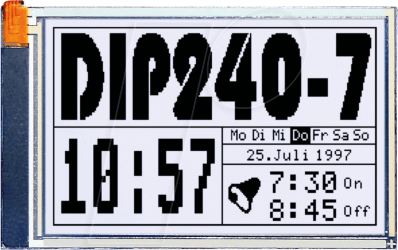 LCD 240SW DIP - LCD DIP-Grafikmodul, 240 x  128 Punkte von DISPLAY VISIONS