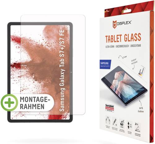 DISPLEX Displayschutzglas Samsung Galaxy Tab S7+, Samsung Galaxy Tab S7 FE 1St. von DISPLEX