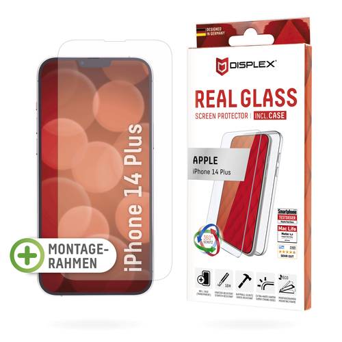 DISPLEX  Real Glass  + Case Displayschutzglas iPhone 14 Plus 1 St. 1712 von DISPLEX