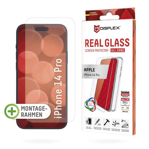 DISPLEX  Real Glass  + Case Displayschutzglas iPhone 14 Pro 1 St. 1711 von DISPLEX