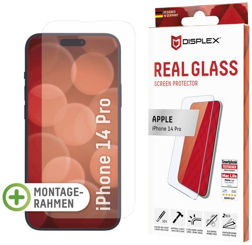 DISPLEX Real Glass Displayschutzglas iPhone 14 Pro 1 St. 1699 von DISPLEX