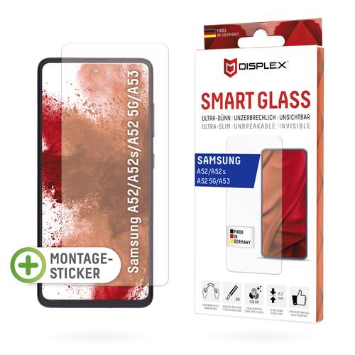 DISPLEX Smart Glass Displayschutzglas Galaxy A52, Galaxy A52 5G, Galaxy A52s 5G, Galaxy A53 5G 1 St. DISPLEX Smart Glass Displayschutzglas Galaxy A52, Galaxy A52 5G, Galaxy A52s 5G, Galaxy A53 5G 1 St. von DISPLEX