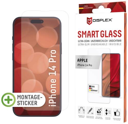 DISPLEX Smart Glass Displayschutzglas iPhone 14 Pro 1 St. 1715 von DISPLEX