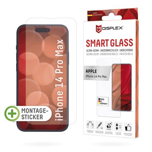 DISPLEX Smart Glass Displayschutzglas iPhone 14 Pro Max 1 St. 1717 DISPLEX Smart Glass Displayschutzglas iPhone 14 Pro Max 1 St. 1717 von DISPLEX