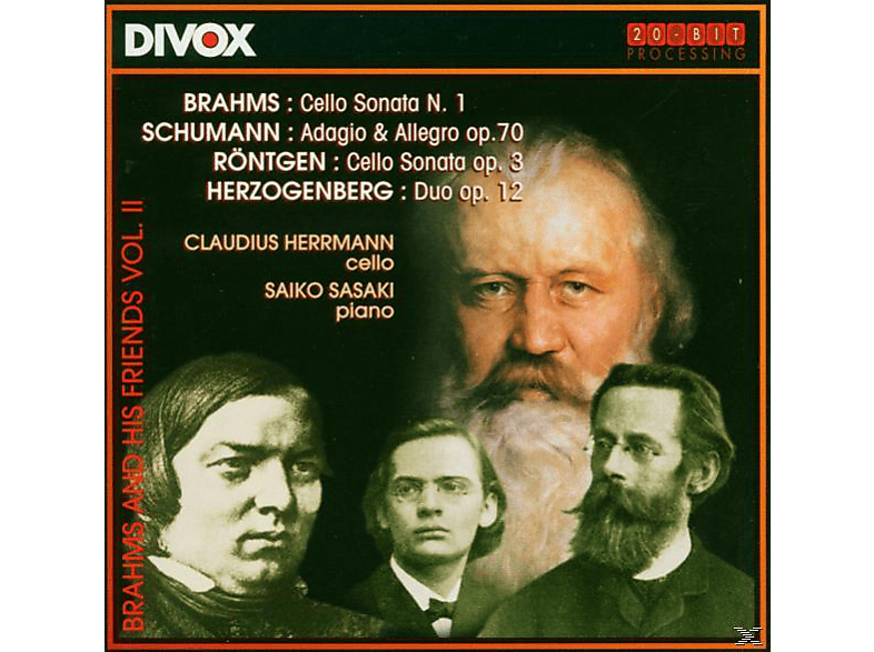 Claudius Herrmann - BRAHMS UND SEINE FREUNDE,VOL.2 (CD) von DIVOX