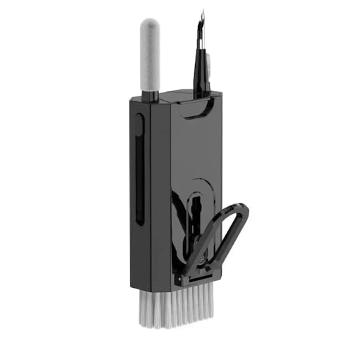 DIWUCXCA Multifunktional 8 in 1 elektronisches Reinigungskit für Bildschirme Tastaturen Ohrhörer Laptops Telefone PCs Monitoren Kameras(Black-Q8) von DIWUCXCA