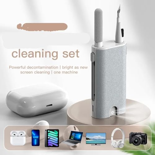 DIWUCXCA Multifunktional 8 in 1 elektronisches Reinigungskit für Bildschirme Tastaturen Ohrhörer Laptops Telefone PCs Monitoren Kameras(Q6) von DIWUCXCA