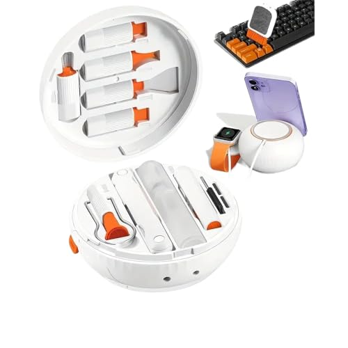 DIWUCXCA Reinigung von Pinsel für AirPods Port Ohrhörer -Reiniger Laptop -Tastatur und Kamera -Objektivreinigung(Q6A-White) von DIWUCXCA