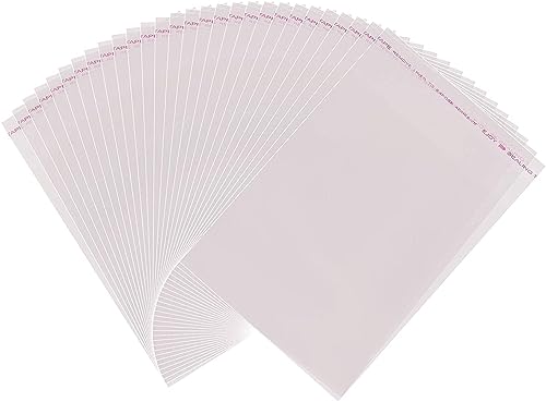 Tüten 200 500 1000 Stk. Beutel Plastiktüte Selbstklebend Verschließbar Verpackung Folie Cellophan Polypropylen Adhäsionsverschluss (22 x 22, 500) von DIY-24H