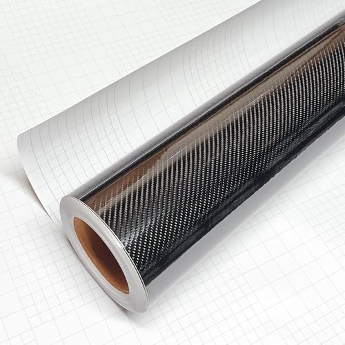 diyah Hochglanz 6D Schwarz Karbonfaser Vinyl Wrap Aufkleber mit Air Realease Bubble Anti-Falten 120" X 60"/10FT X 5FT diyah Hochglanz 6D Schwarz Karbonfaser Vinyl Wrap Aufkleber mit Air Realease Bubble Anti-Falten 120" X 60"/10FT X 5FT von DIYAH