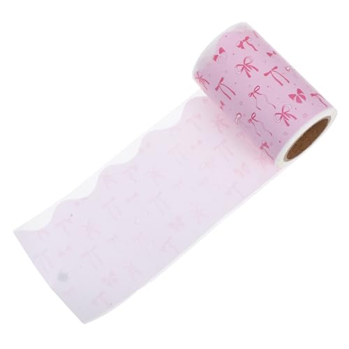 DIYEAH 1 Rolle Selbstklebende Pinnwand-bordüren Mit Schleifenknoten-besatz, Aufkleber Für Klassenzimmer Und Büro, Für Tafelwände Und Metalloberflächen, Rosa DIYEAH 1 Rolle Selbstklebende Pinnwand-bordüren Mit Schleifenknoten-besatz, Aufkleber Für Klassenzimmer Und Büro, Für Tafelwände Und Metalloberflächen, Rosa von DIYEAH