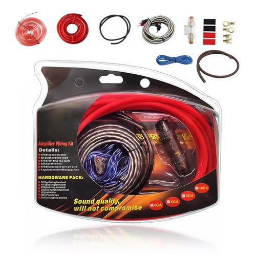 DIYEAH 1 Satz Car-audio-kit Verstärkerverdrahtungskit Verstärker Kabelsatz Verstärker-kit Verstärker -kabel -kit Verkabelungssätze Für Autoverstärker Abs von DIYEAH