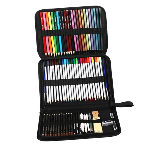 DIYEAH 1 Satz Farbblei-Set Zeichnung Kunst Aquarellstifte für Künstler Bausatz waldlos führen farbstifte stifthalter wasserlösliche stifte Buntstifte mit Halter Zeichenzubehör hölzern von DIYEAH