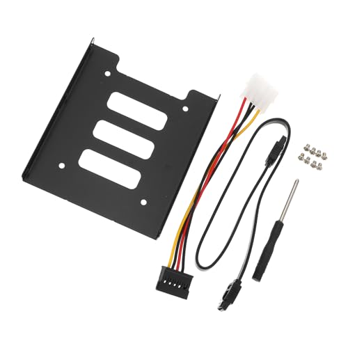 DIYEAH 1 Satz Festplatteneinschub Intern Externe Festplatte Festplattenhalterung Bucht Fahren Ssd-Laufwerk Ssd Festplattenadapter Festplattenschacht Metall Black DIYEAH 1 Satz Festplatteneinschub Intern Externe Festplatte Festplattenhalterung Bucht Fahren Ssd-Laufwerk Ssd Festplattenadapter Festplattenschacht Metall Black von DIYEAH