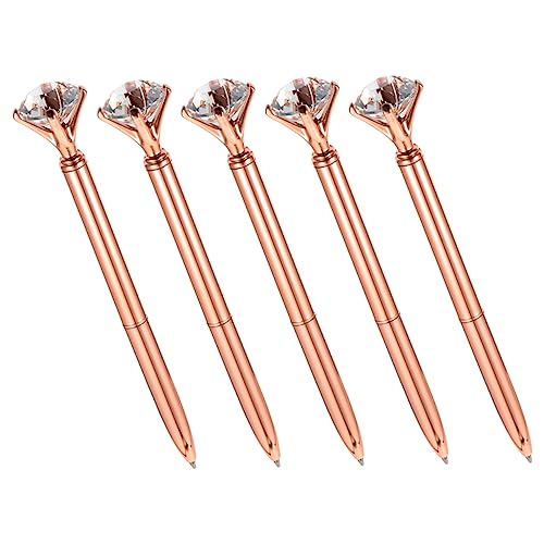DIYEAH 1 Satz Großer Bohrstift Schreibstift Mit Glitzersteinen Stift Mit Strassverzierung Gravierter Stift Kugelschreiber Hausbedarf Multifunktionaler Schreibstift Metall Golden 5 Stück DIYEAH 1 Satz Großer Bohrstift Schreibstift Mit Glitzersteinen Stift Mit Strassverzierung Gravierter Stift Kugelschreiber Hausbedarf Multifunktionaler Schreibstift Metall Golden 5 Stück von DIYEAH