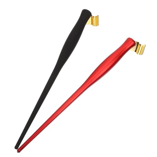 DIYEAH 1 Satz Schräge Stifthalter Füller Feiner Stift Schwarz Süße Stifte Punkt Roter Stift Kalligraphie-stifte Kalligraphie Stifte Geneigte Stangen Dekorativer Stifthalter P.s 2 Stück von DIYEAH