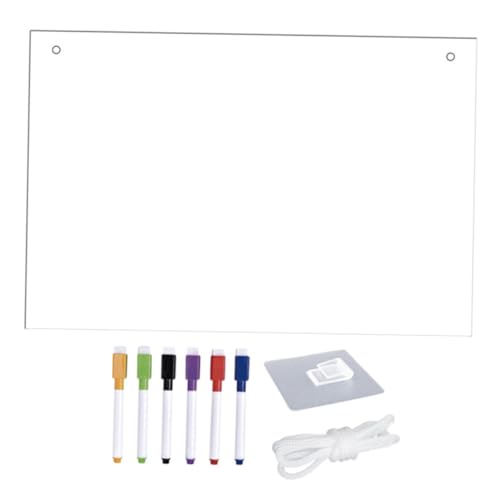 DIYEAH 1 Satz Schreibtafel Markierungstafeln, trocken abwischbar Trockenlöschtafel für die Wand Trockenlöschtafel klein Kleines, trocken abwischbares Whiteboard Acryl DIYEAH 1 Satz Schreibtafel Markierungstafeln, trocken abwischbar Trockenlöschtafel für die Wand Trockenlöschtafel klein Kleines, trocken abwischbares Whiteboard Acryl von DIYEAH